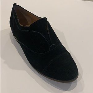 Franco sarto black suede loafer